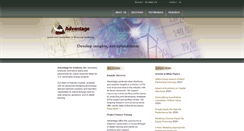 Desktop Screenshot of advantageforanalysts.com